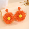 Orange Woven Daisies