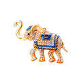 Crystal Saddle Elephant Keychains in Three Colors plus Assorted Options view 5