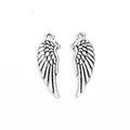 33x11mm Double-Sided Alloy Eagle Wing Charm Pendant