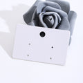 Blank White Square and Half-Size Jewelry Display Cards view 7