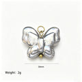 Ten Gold Tone Ocean Heart Butterfly Pendants And Bikini Clasps view 6