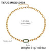 Gold Green Necklace