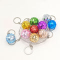 Mirror Disco Ball Keychain Reflective Sphere Ten Colors view 2