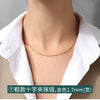 Thick Gold Cross-Bead