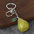 Lucky Pear Resin Alloy Keychain Bag Charm Accessory