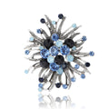 Crystal Firework Flower Brooch in Four Color Arrangements view 5