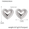 Steel Heart Studs