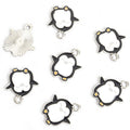 Enamel-Look Gold Silver Penguin Alloy Charms in 2 Styles view 6