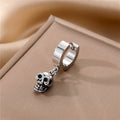 Skull Cross and Hand Single Huggie Drop Earrings in Seven Designs view 7