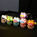 Jeweled Frog Baby Doll Keychains in Five Colors plus Assorted Option view 11