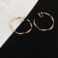 Thin Hoop Earrings in Gold and Silver Tone with Multiple Sizes view 8