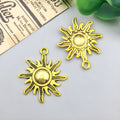 Antique Gold Zinc Alloy Sun Moon Star Charm Pendant for DIY Necklace Earring Jewelry Making