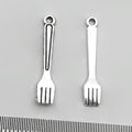 Antique Silver Tableware Metal Charms with 16 Listed Options view 12