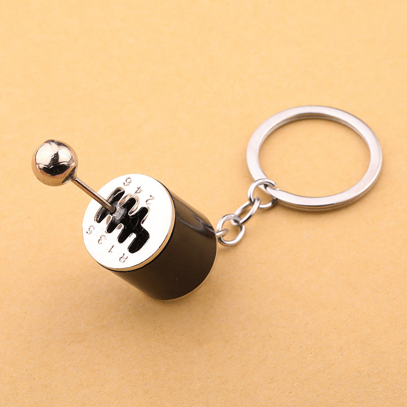 Creative Zinc Alloy Car Parts Keychain Assorted Automotive Theme Designs