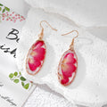 Wire Wrapped Mixed Shape Dried Flower Earrings 5 Styles view 8