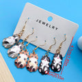 Cat Dangle Earrings, Three Pairs Per Set, Four Styles view 2