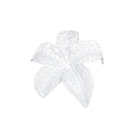White Flower Enamel Metal Brooch Pin for Jackets and Lapels view 5