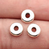 8x8x2.5 mm Antique Silver