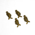 Fish Skeleton Metal Pendant Charm For Jewelry Making view 6