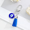 Silver Flat Eye Tassel