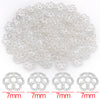 Silver Six Petal