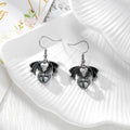 Gothic Bat, Butterfly, Cross and Candelabra Drop Earrings in Eight Designs view 6