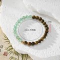 Wood Bead Stretch Bracelet Gourd Charm Stone Mix 2 Styles view 3