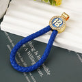 Braided Fortune Wrist Loop Keychains in Six Pictured Colors view 6