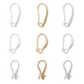 Cup C Shape and Smooth U Shape Earring Hooks Jewelry Findings view 5