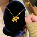Gold Tone Pendant Necklace 10 Styles Teardrop Horse Cross view 9