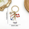 Blue Red Nautical