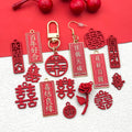 Red Double Happiness Metal Charms with 19 Listed Options view 3