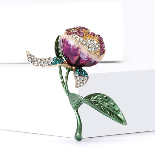 Purple tulip in a second product view