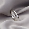 Embracing Hands Adjustable Open Band Rings in Four Finishes view 7