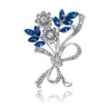 Wheat Metal Brooch Pin for Jackets and Lapels Pictured Design view 1