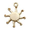 Gold-Tone Moon and Sun Metal Charms with 33 Listed Options view 10