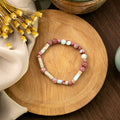 Mixed Bead Stretch and Clasp Bracelets Multicolor Stone Styles view 9