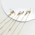 Silicone Black Threader Chain Metal Charms with 11 Listed Options view 2