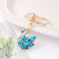Rhinestone Swan Keychain Metal Crystal Wing Bird Bag Charm view 6