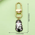 Sitting Cat Charm Keychains With Gold-Tone Swivel Clasps view 9