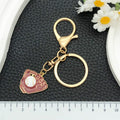 Baseball Glove and Mixed Sports Metal Clasp Keychain Set view 3