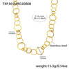 Gold Circle Necklace