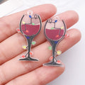 Acrylic Double Sided Charm Pendants