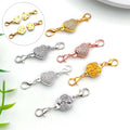 Metallic Heart Metal Charms with 7 Listed Options for DIY Jewelry Making view 1