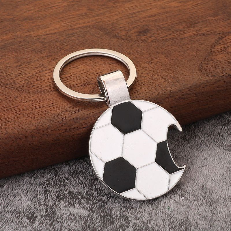 Creative Soccer Sneaker Metal Keychain Gift for Car Keys