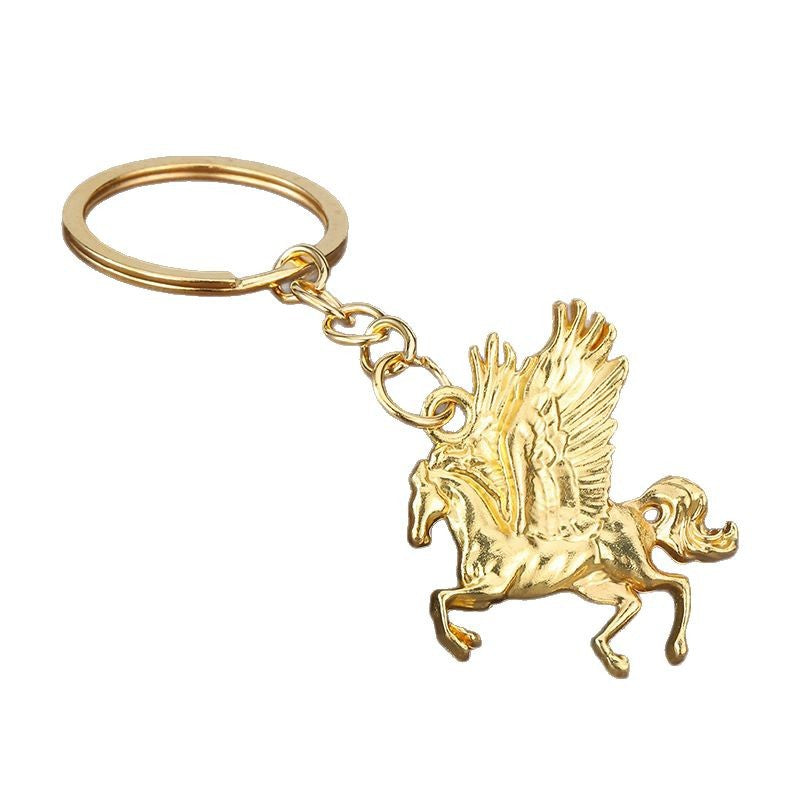 Pegasus Horse Zinc Alloy Keychain Gift for Bags and Keys