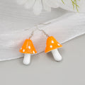 Spotted Mushroom Dangle Earrings In Four Colorways view 6