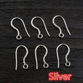 Simple Fishhook Earring Wires with Ball and Loop in Five Finishes view 10