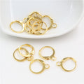 French Leverback Earring Hooks in Nine Metal Finishes view 8
