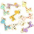 Enamel-Look Giraffe Alloy Charms in 16 Styles for Jewelry Crafts view 4